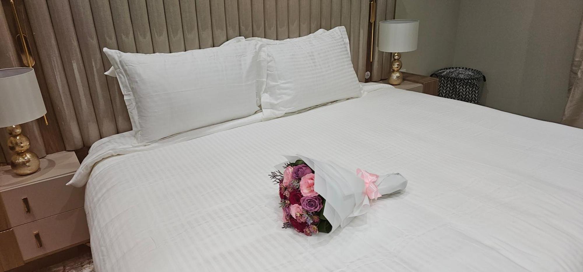 الشقق الفاخرة Modern Apartments Of 3 Bedrooms 5 Minutes To Haram Medina Luaran gambar