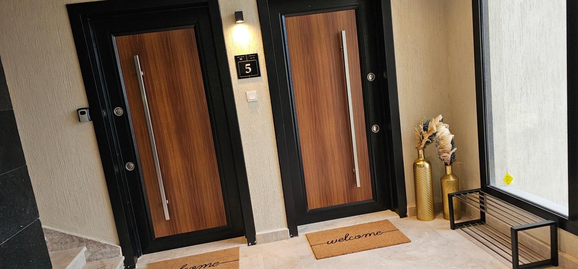 الشقق الفاخرة Modern Apartments Of 3 Bedrooms 5 Minutes To Haram Medina Luaran gambar