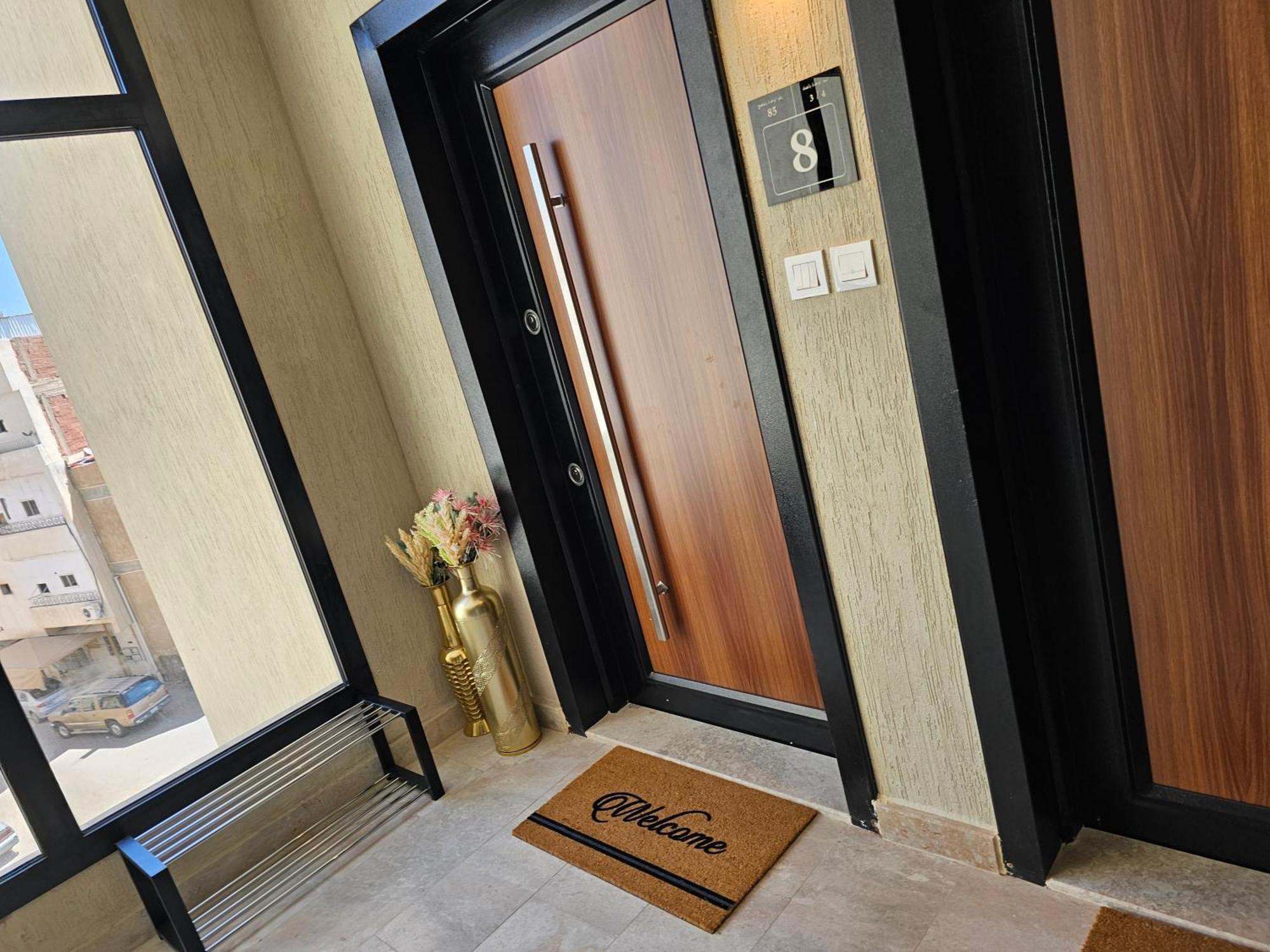 الشقق الفاخرة Modern Apartments Of 3 Bedrooms 5 Minutes To Haram Medina Luaran gambar